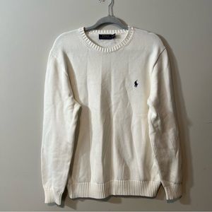 Polo Ralph Lauren Crewneck Cream Sweater NWOT